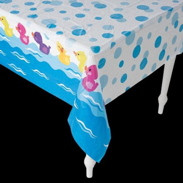 Rubber Ducky Printed Plastic Tablecloth