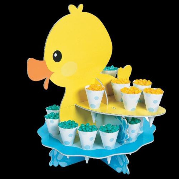 Rubber Ducky Treat Stand with Cones