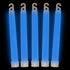 6 Inch Premium Blue Glow Sticks - Pack of 12