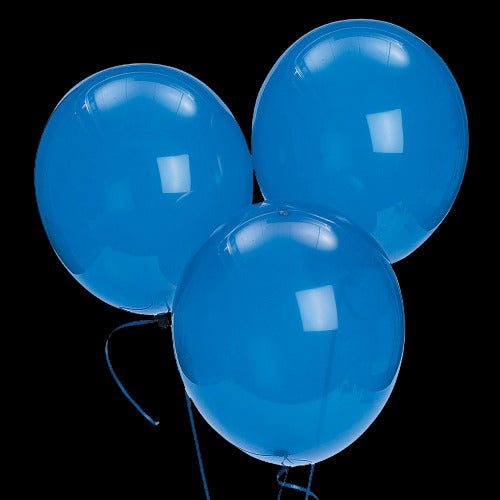 11 Sapphire Blue Latex Balloons