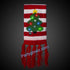 LED Light Up Christmas Tree Striped Scarf - Pack of 1