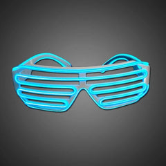 EL-Wire Blue Shutter Shades