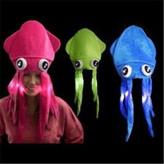 LED Light Up Under the Sea Squid Hat Assorted