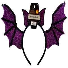 Sequine Bat Headband - Assorted