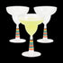 8 Oz Serape Plastic Margarita Glasses