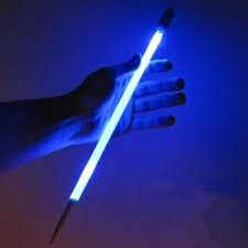 10 Inch Blue Glow Sticks With Ground Stakes - Pack of 12