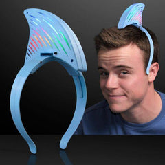 LED Light Up Sharkfin Headband