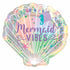 Mermaid Shell Shaped Plates