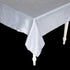 Silver Rectangle Polyester Tablecloth