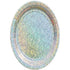 Silver Prismatic Cake Dessert Plates