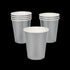 9 Oz Metallic Silver Color Paper Cups