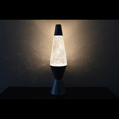 14.5 inch 20oz Silver Lava Brand Glitter Lamp