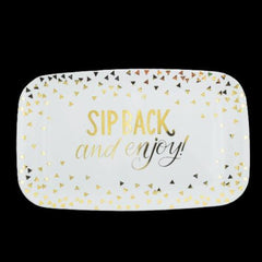 Sip Back & Enjoy Serving Tray