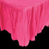 Pleated Hot Pink Table Skirt
