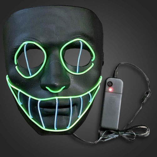 EL Wire Big Smile Mask