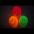 Blacklight Reactive Latex 11 inch Neon Smiley Face Balloons - Assorted