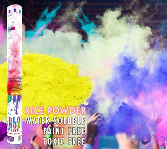 Holi Color Powder Cannon - Yellow