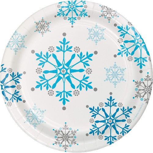 Snowflake Dessert Plates