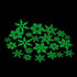 Glow in the Dark Snow Flakes Stickers