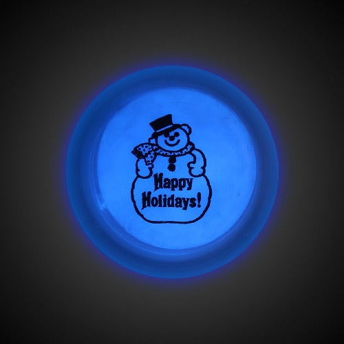 Snowman Glow Badge