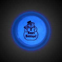 Snowman Glow Badge