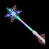 LED Light Up Snowflake Wand- Multi Color