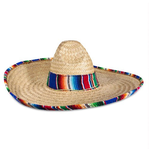 Sombrero with Serape Trim