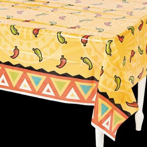 Southwest Chilies Plastic Tablecloth