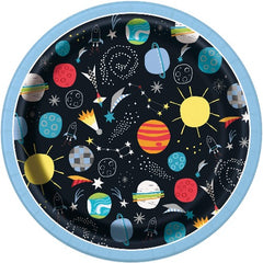 Space Party Cake Dessert Plates