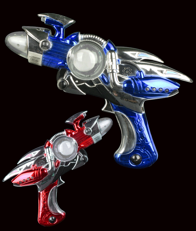LED Space Flash Blaster Gun