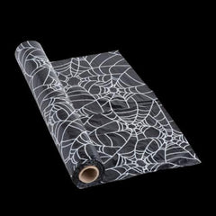 Spider Web Plastic Tablecloth Roll - 100 Feet
