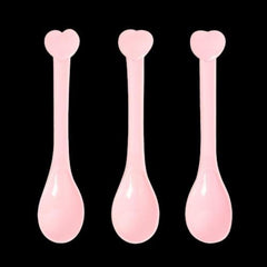 Pink Heart Spoons