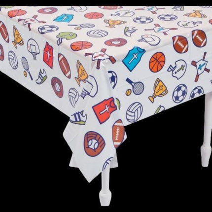 Sports VBS Plastic Tablecloth
