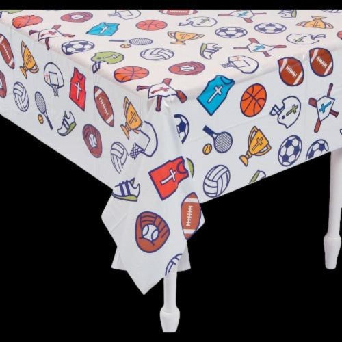Sports VBS Plastic Tablecloth