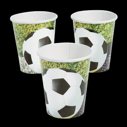 9 Oz Sports Fanatic Soccer Paper Cups