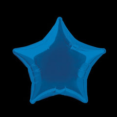 20" Royal Blue Star Mylar Balloon