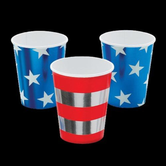 9 Oz Star-Spangled Paper Cups