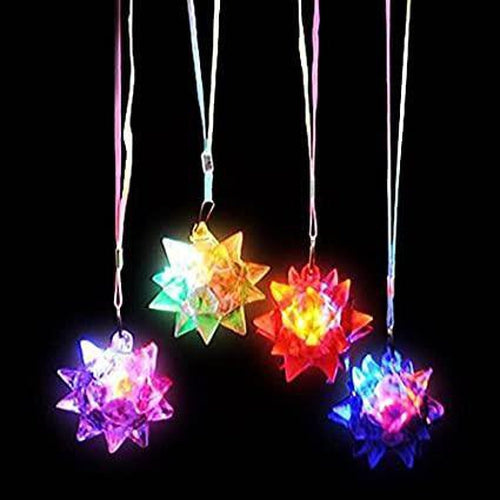LED Light Up Star Ball Necklace