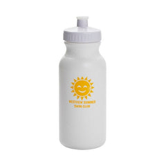 Personalized White Sun Water Bottles