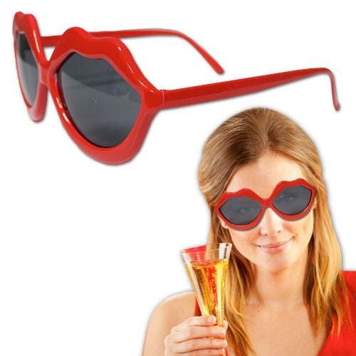 Red Lip Sunglasses