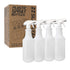 32 Oz Heavy Duty Spray Bottles For Commercial, Industrial and Household Use - Pack of 4
