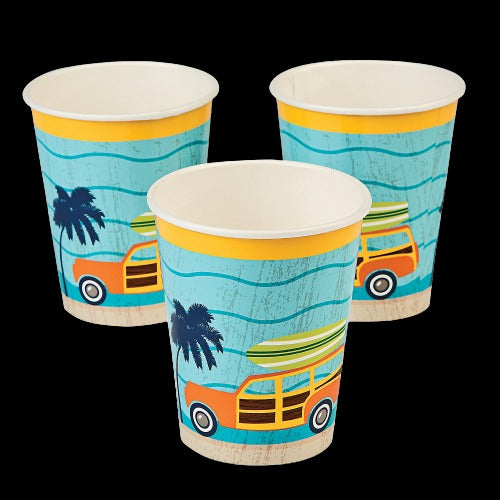 9 Oz Surfs Up Paper Cups