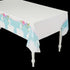 Sweet Swan Printed Plastic Tablecloth