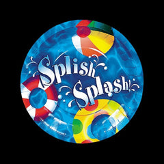 Swimming Pool Party Paper Dinner Plates