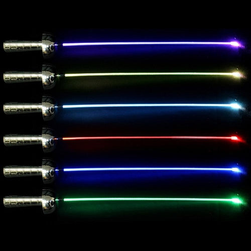 LED Light Flexible Sword with Metallic Handle - Multicolor