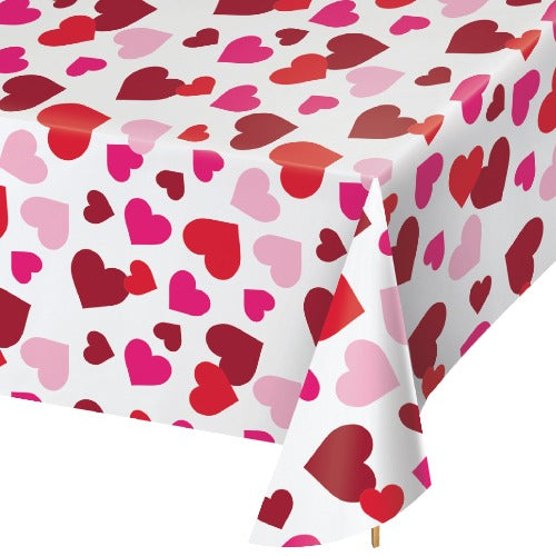Valentine Hearts Table Cover