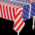 Patriotic Theme Stars & Stripes Plastic Tablecloth | PartyGlowz