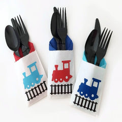 Train Cutlery Bag Sets