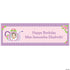 Tea Party Photo Custom Banner - Medium
