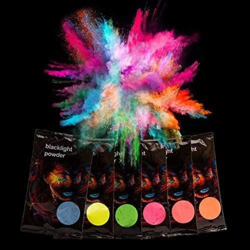 Color Powder Light Blacklight Color Powder 70g Assorted | PartyGlowz.com